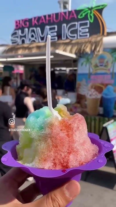 You Won't Believe the Flavors in Rainbow Shave Ice! #food #asmr # ...