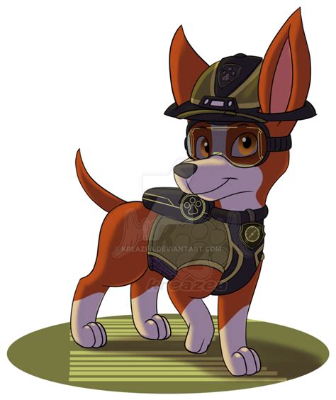 PAW Patrol 'Mission Paw' - Tracker (Fanmade) by kreazea Zuma Paw Patrol ...