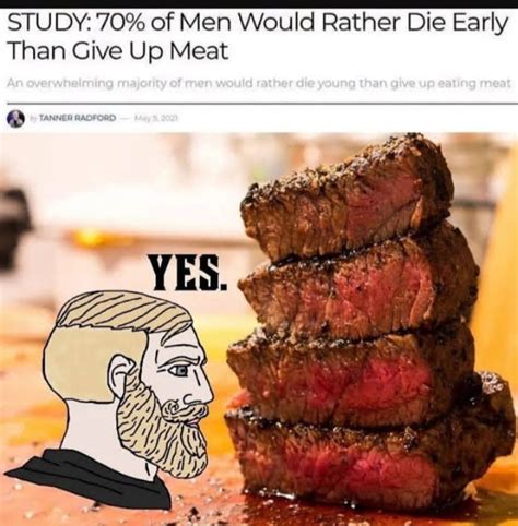 Looks like Meat's back on the menu boys ! - 9GAG