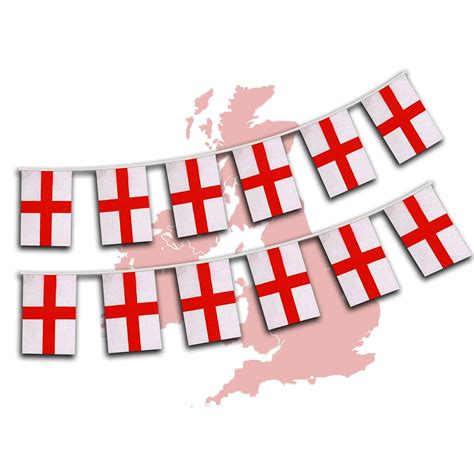 40Pcs England Bunting Flags,England Flag Bunting,England Bunting and ...