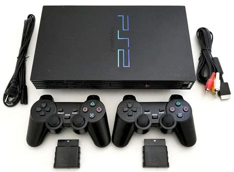 Buy Sony PS2 Game System Gaming Console with 2 WIRELESS CONTROLLERS ...