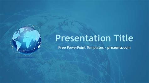 Free Globalization PowerPoint Template - Prezentr