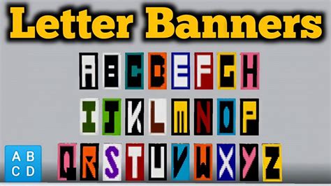 Minecraft Banner Letters Minecraft Font Minecraft Cookies Minecraft ...