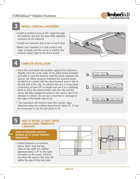 TimberTech Decking Install Guide