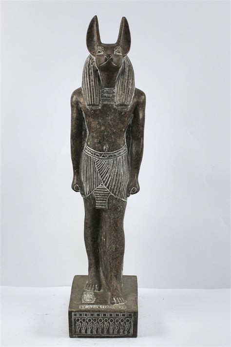 Anubis Statue - 22 Inches Tall in Granite - Made in Egypt - Omen ...