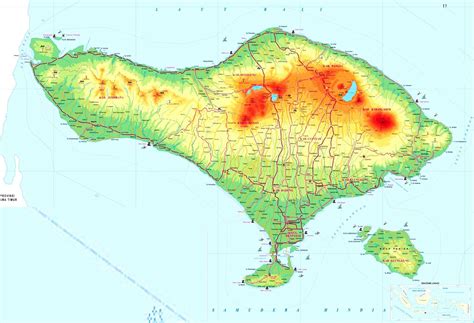 Peta Bali lengkap dengan nama kabupaten dan kota - Pinhome