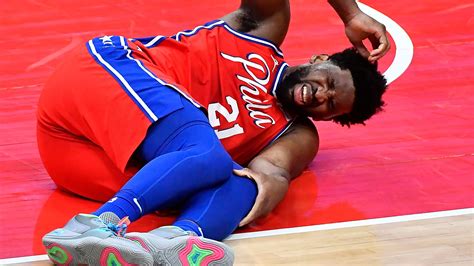 Joel Embiid injury: 76ers star has bruised, knee, out several weeks