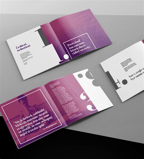 20 Modern Brochure Design Ideas & Template Examples for Your 2019 ...