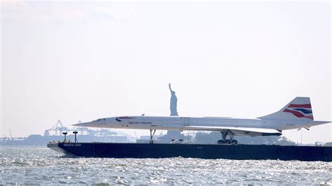 This time Concorde takes to the seas... the fastest airliner the world ...