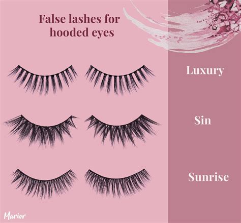 Our recommended false eyelashes for people with hooded eyes. # ...