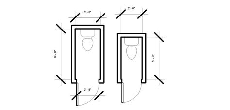 Toilet Dimensions Floor Plan - BEST HOME DESIGN IDEAS