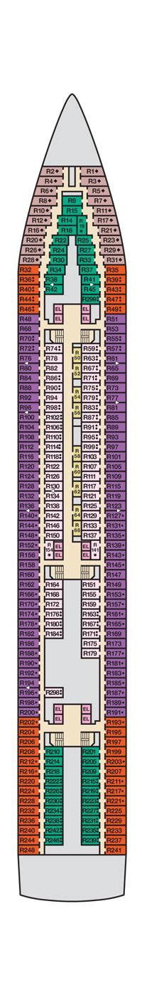 Carnival Ecstasy Deck Plans