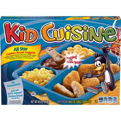 KID CUISINE Bikini Bottom Chicken Breast Nuggets Meal With Macaroni ...