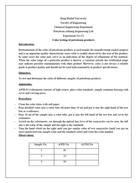 Experiment 2-Colorimeter | PDF