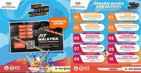 Hari Sukan Negara 2023: Tarikh & Jadual Aktiviti