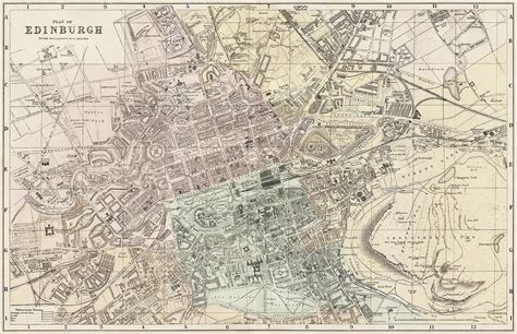 old edinburgh 1890 - Buscar con Google | Edinburgh, Vintage world maps ...