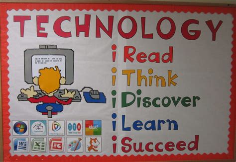 Technology bulletin board#board #bulletin #technology | Computer lab ...