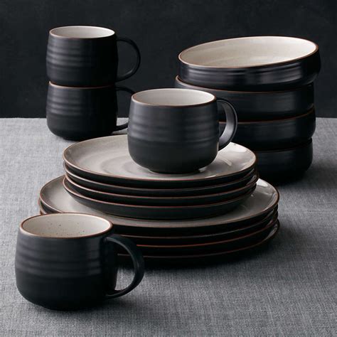 18th Street 16-Piece Dinnerware Set with Low Bowl + Reviews | Crate ...