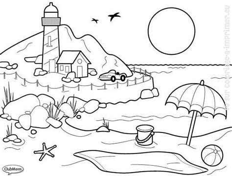 Landscape (Nature) – Free Printable Coloring Pages