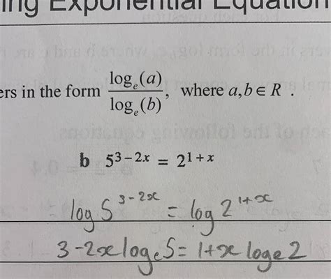 algebra precalculus - solving exponential equations giving the answer ...