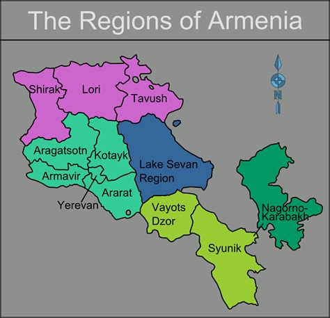 Armenia Regions Map • Mapsof.net