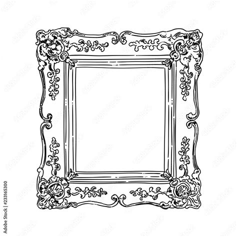 Retro Frame Vector Vector Vintage Frame