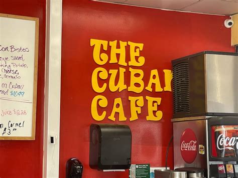 Menu at Cuban Cafe, Baytown