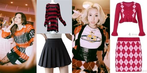 7 Plaid Skirt Outfits From Twice’s ‘The Feels’ Music Video