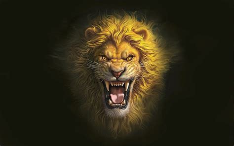 Image Of Roaring Lion - Infoupdate.org