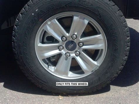 SINGLE Ford F150 XLT 7965P GB Black Wheel Skins / Hubcaps / Wheel ...