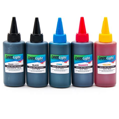 Canon Printer Refill Ink Kit (Universal) 5 Color - Darklight FX