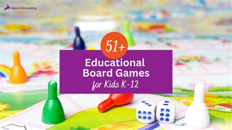 51+ Best Educational Board Games for K-12 Learning Fun