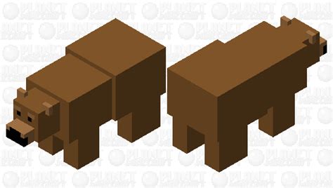 Brown Bear Minecraft Mob Skin