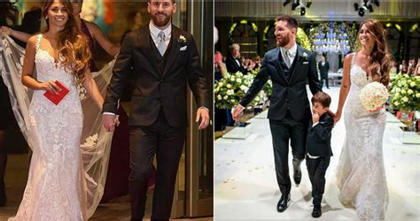 Football superstar Lionel Messi marries his childhood love in a lavish ...