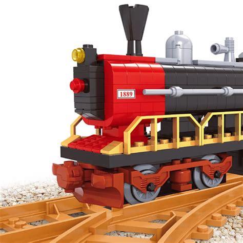 406 PCS Classical Train,Vintage Railway Train Toy,3D Puzzle Building ...