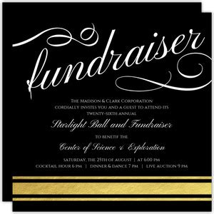 Fundraising Invitations & Fundraiser Invitation Template | PurpleTrail