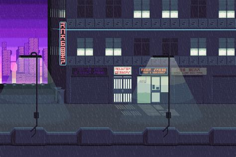 コレクション pixel art rainy city gif 415101-Pixel art rainy city gif