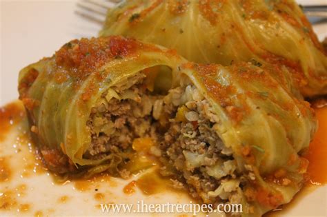 Easy Baked Stuffed Cabbage Rolls | I Heart Recipes