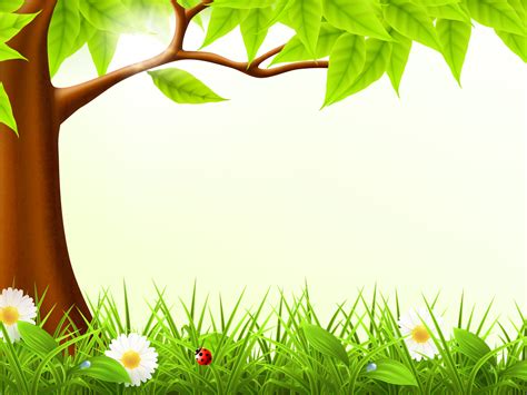 Cute forest spring Backgrounds | Design, Green, Nature, Yellow ...