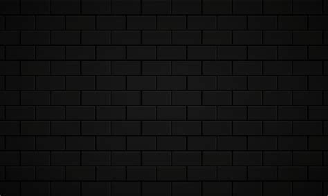 Brick Black Wall Texture Background. Dark Brickwork Pattern. Block ...