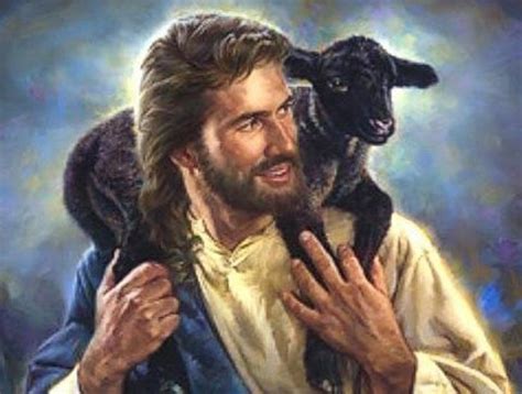 Jesus Lamb Painting at PaintingValley.com | Explore collection of Jesus ...