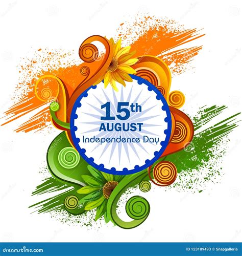 Splash of Indian Flag on Happy Independence Day of India Background ...