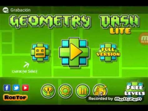 Geometry dash lite level 1 - YouTube