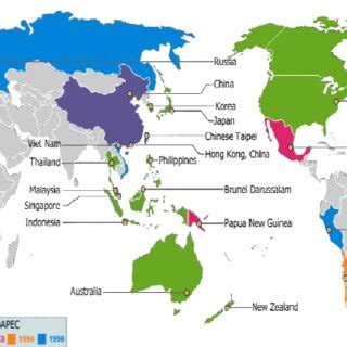 Map of APEC member economies Source : Department of International ...