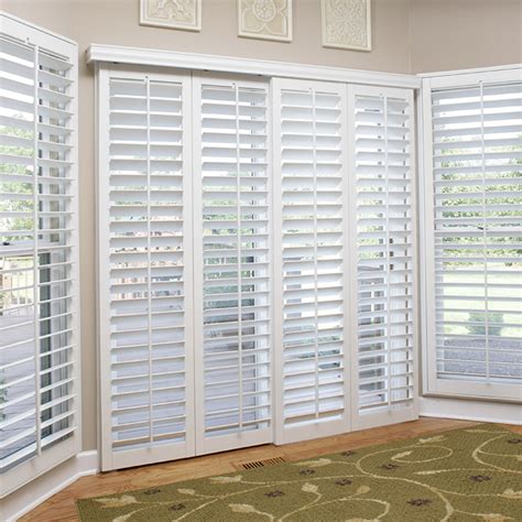 Sliding Glass Door Shutters | Sunburst Shutters Dallas