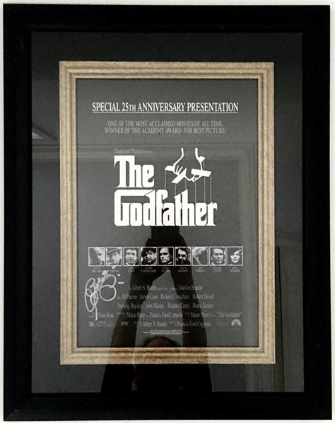 2001 Al Pacino Autographed 25th Anniversary "The Godfather" Movie ...