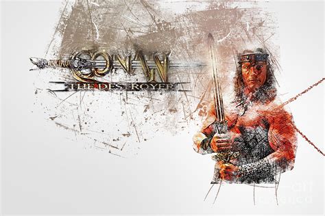 Mo1783 Conan The Destroyer Horizontal Movie Poster Digital Art by ...