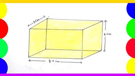 Very simple and easy cuboid drawing | how to draw a cuboid easily for ...