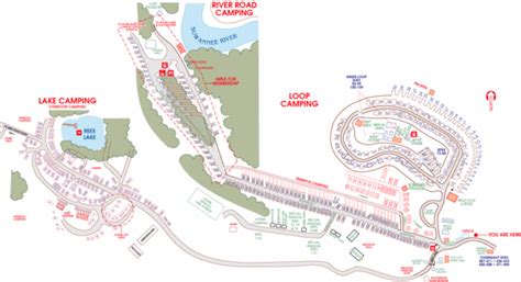 Spirit Of The Suwannee Music Park Map - Maps For You