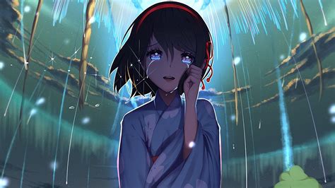 Crying Anime Girl While Smiling Wallpapers - Wallpaper Cave